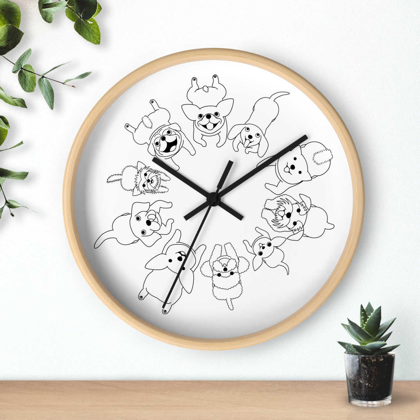 Dog Wall Clock