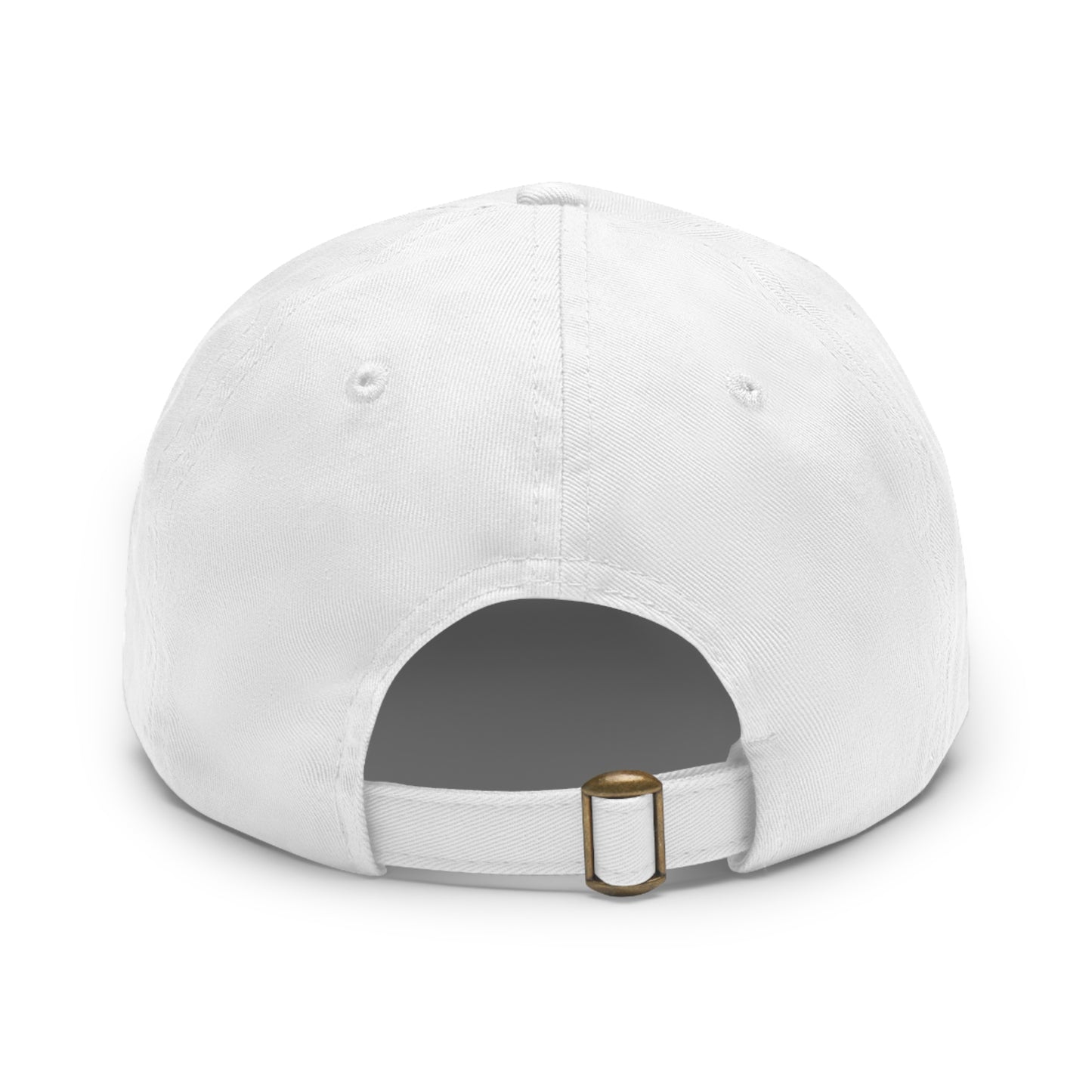 Fur Baby Dog Hat with Leather Patch (Round)