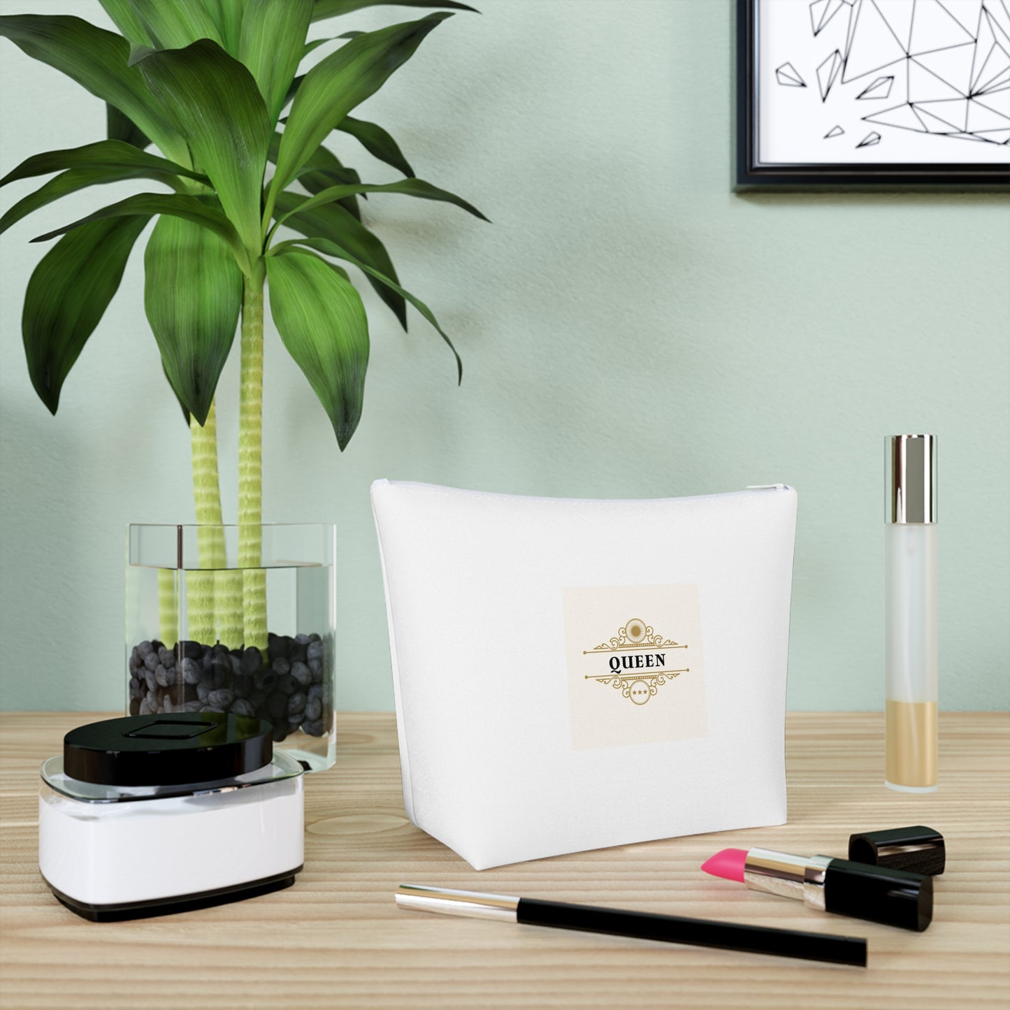 Queen Cotton Cosmetic Bag