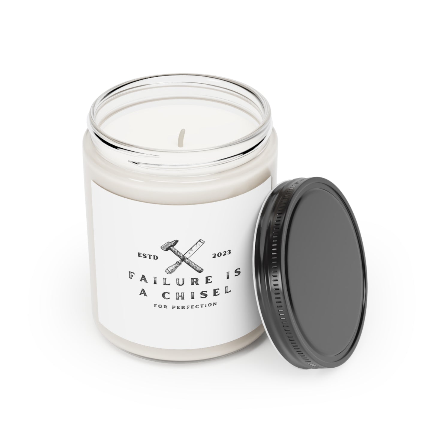 "Failure is a Chisel" Inspirational Scented Candle, 9oz
