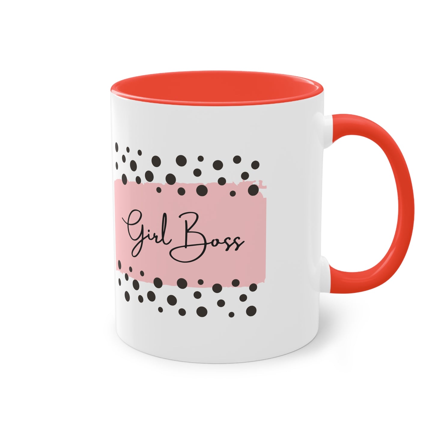 Girl Boss Two-Tone Coffee Mug, 11oz