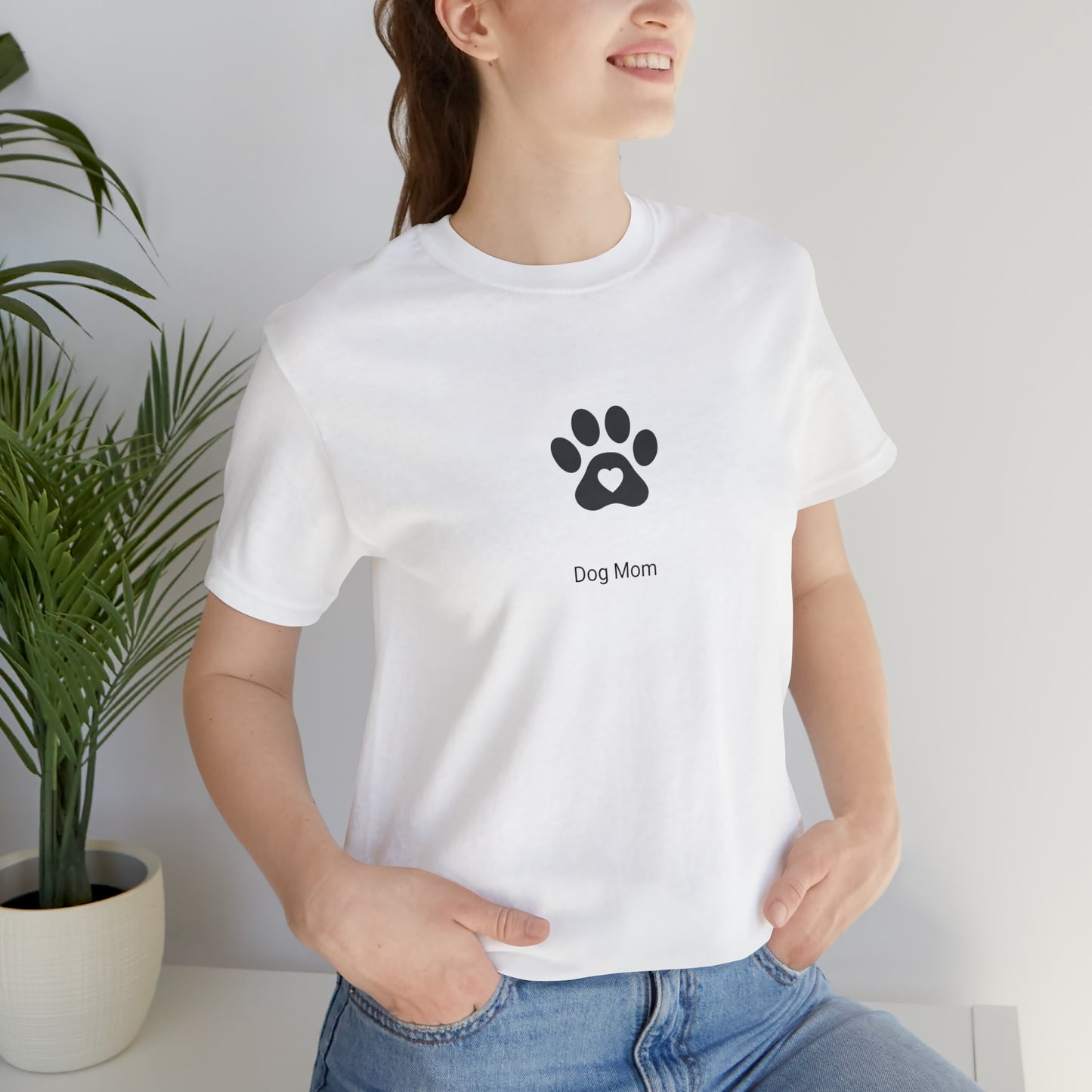 Dog Mom Jersey Short Sleeve Tee