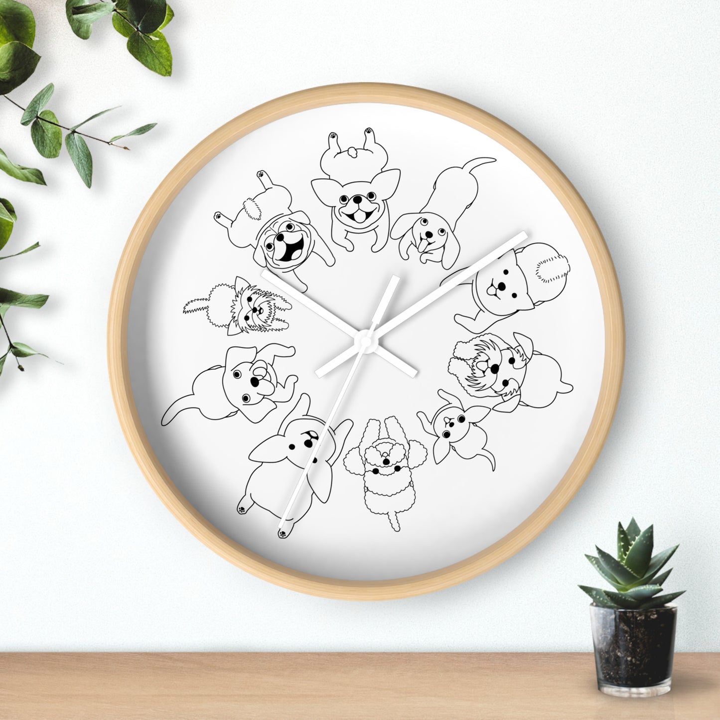 Dog Wall Clock