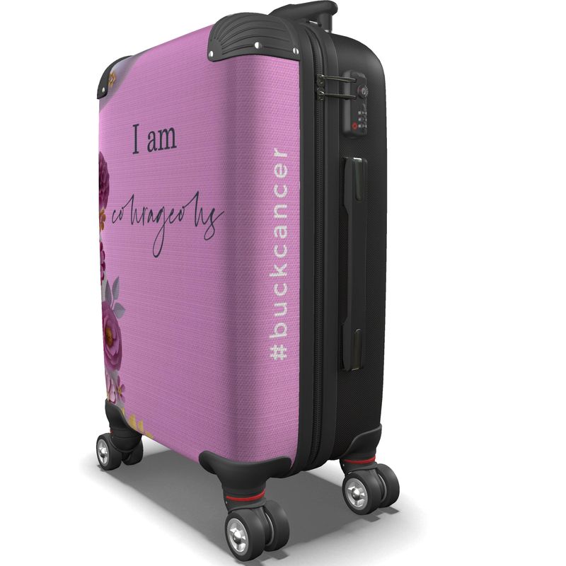 Suitcase on wheels for Women Fighting Cancer