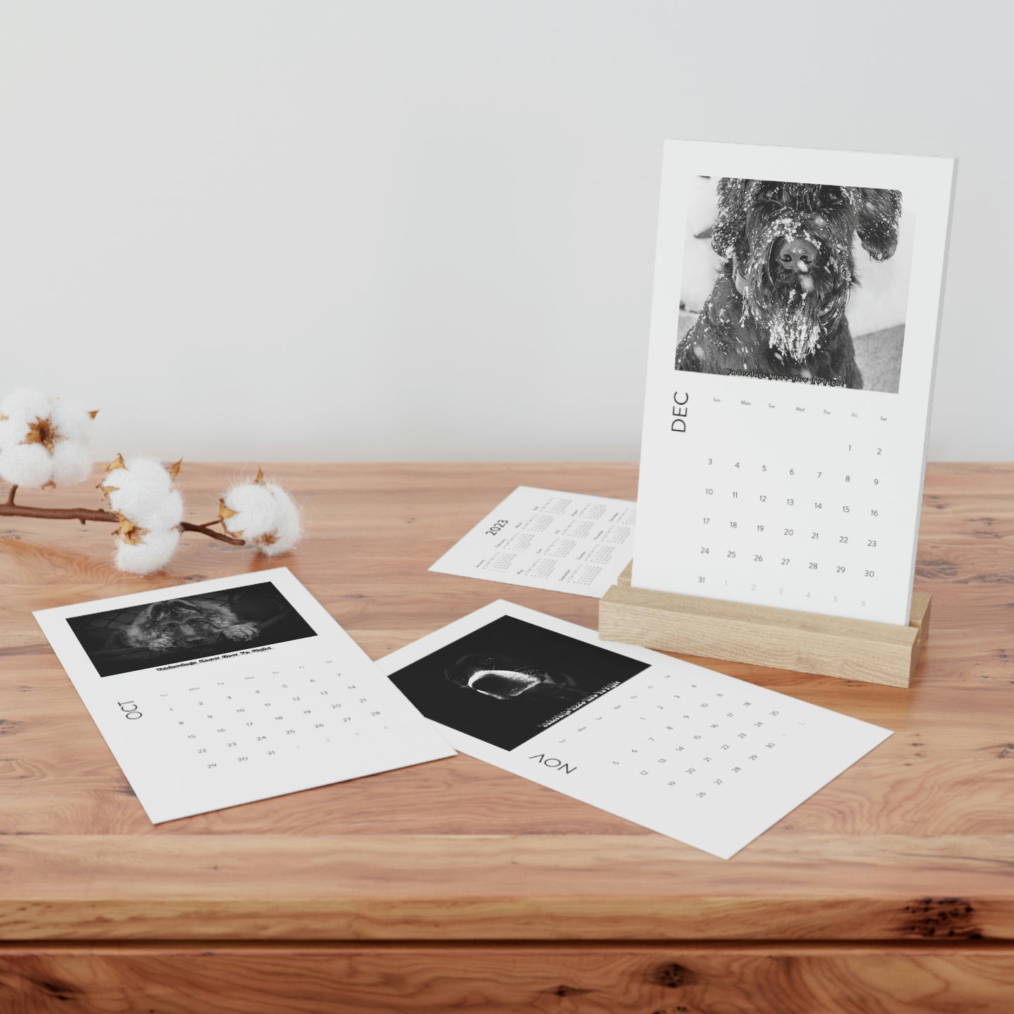 "Underdogs Know How To Fight" Vertical Desk Calendar (2023)