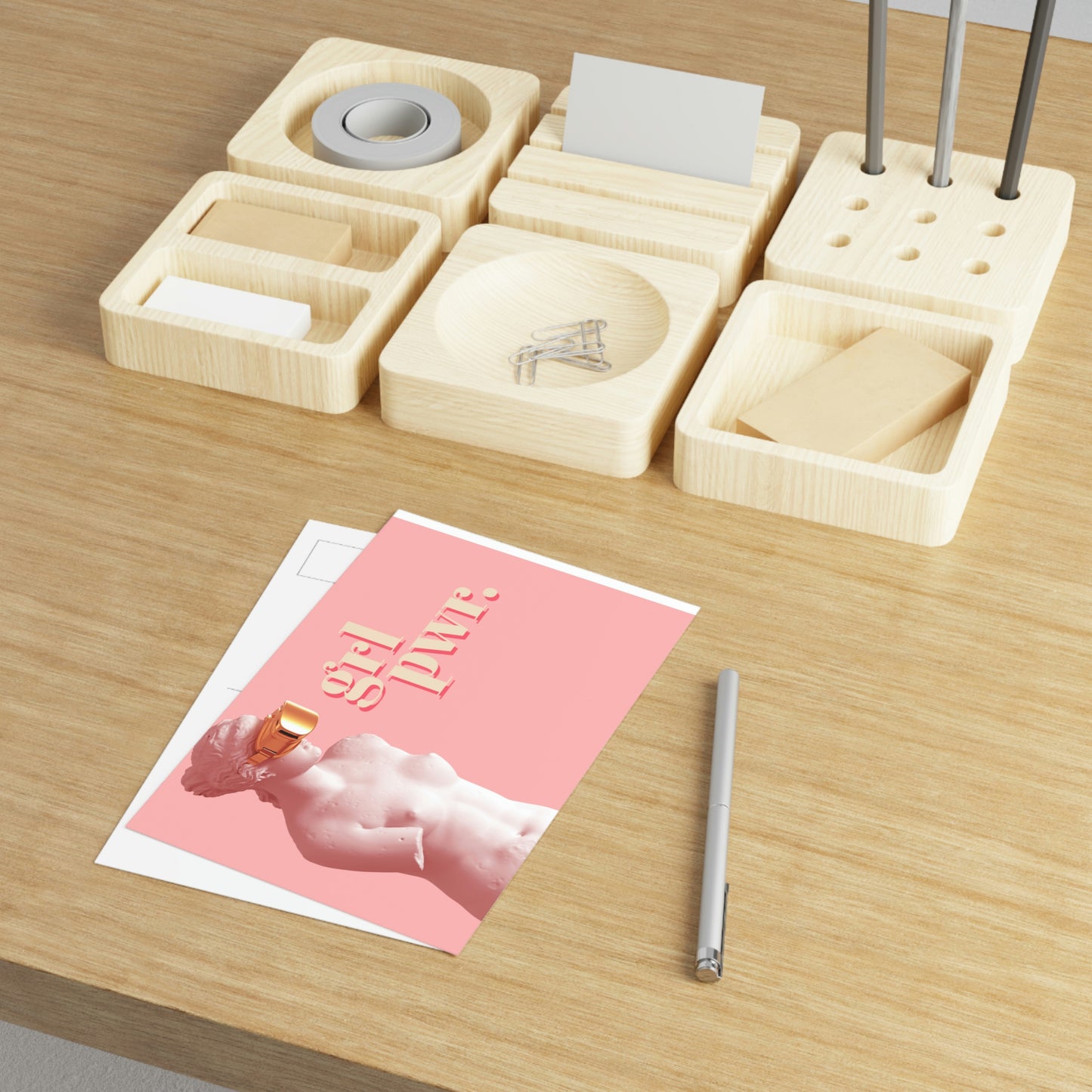 grl pwr. Fine Art Postcards