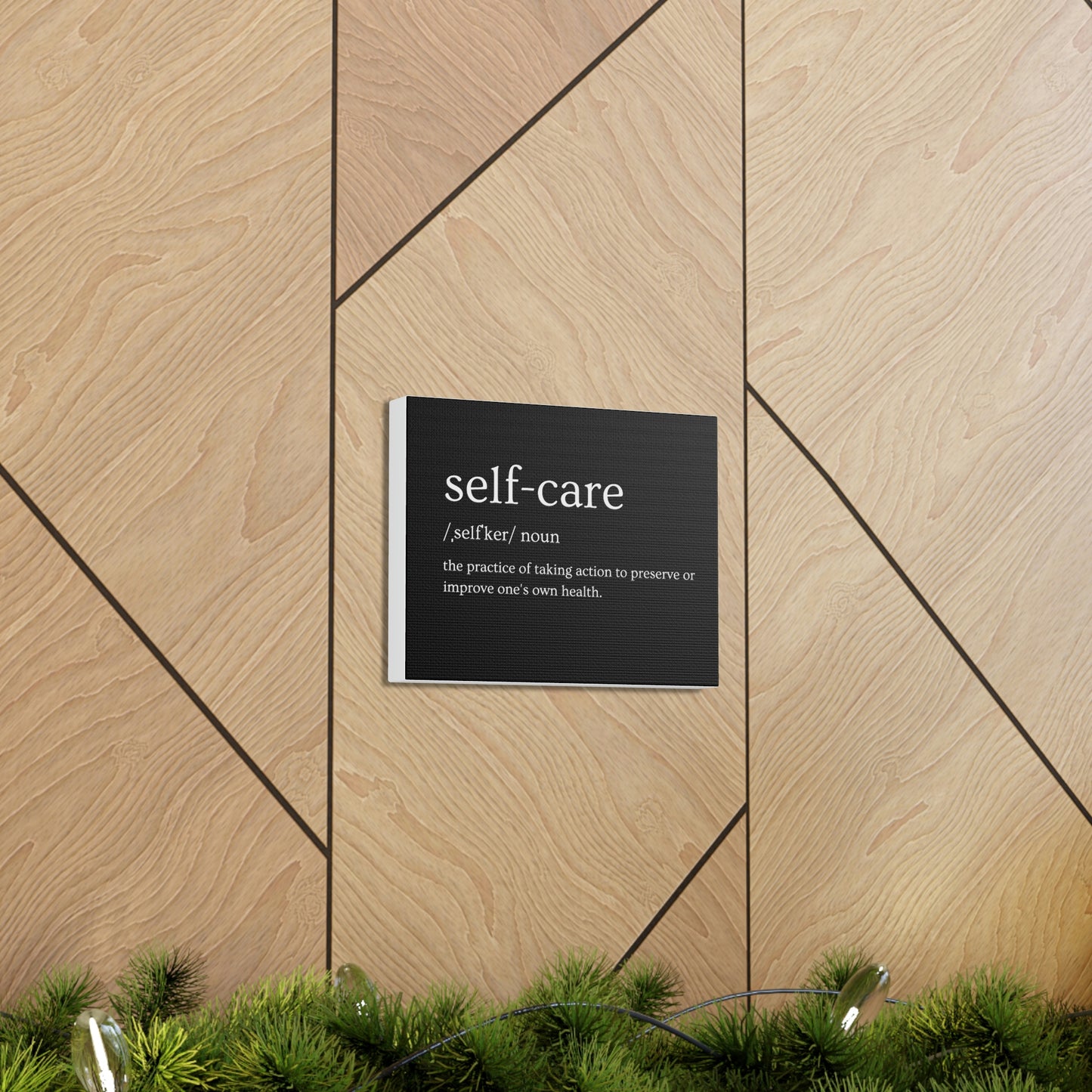Self Care Definition Gallery Canvas