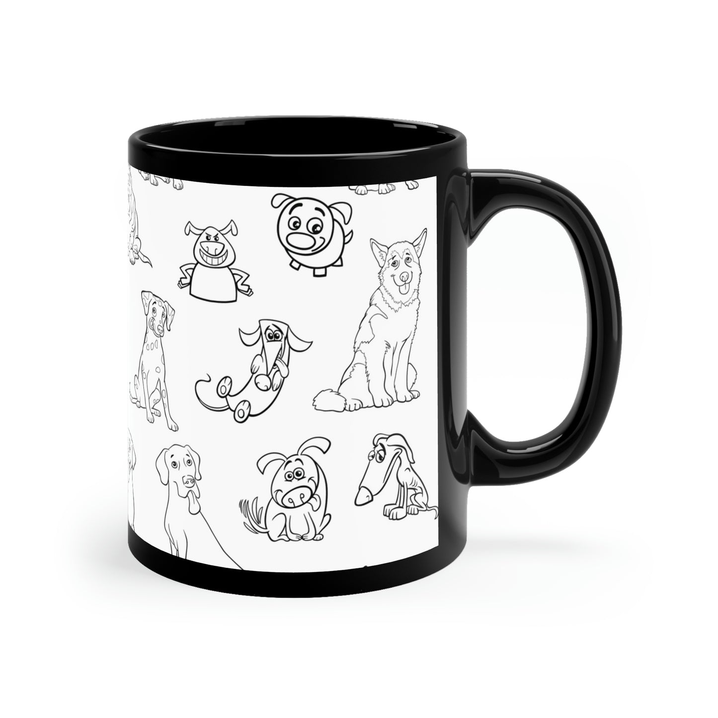 11oz Black Mug for Cancer Patients with Chemo Brain