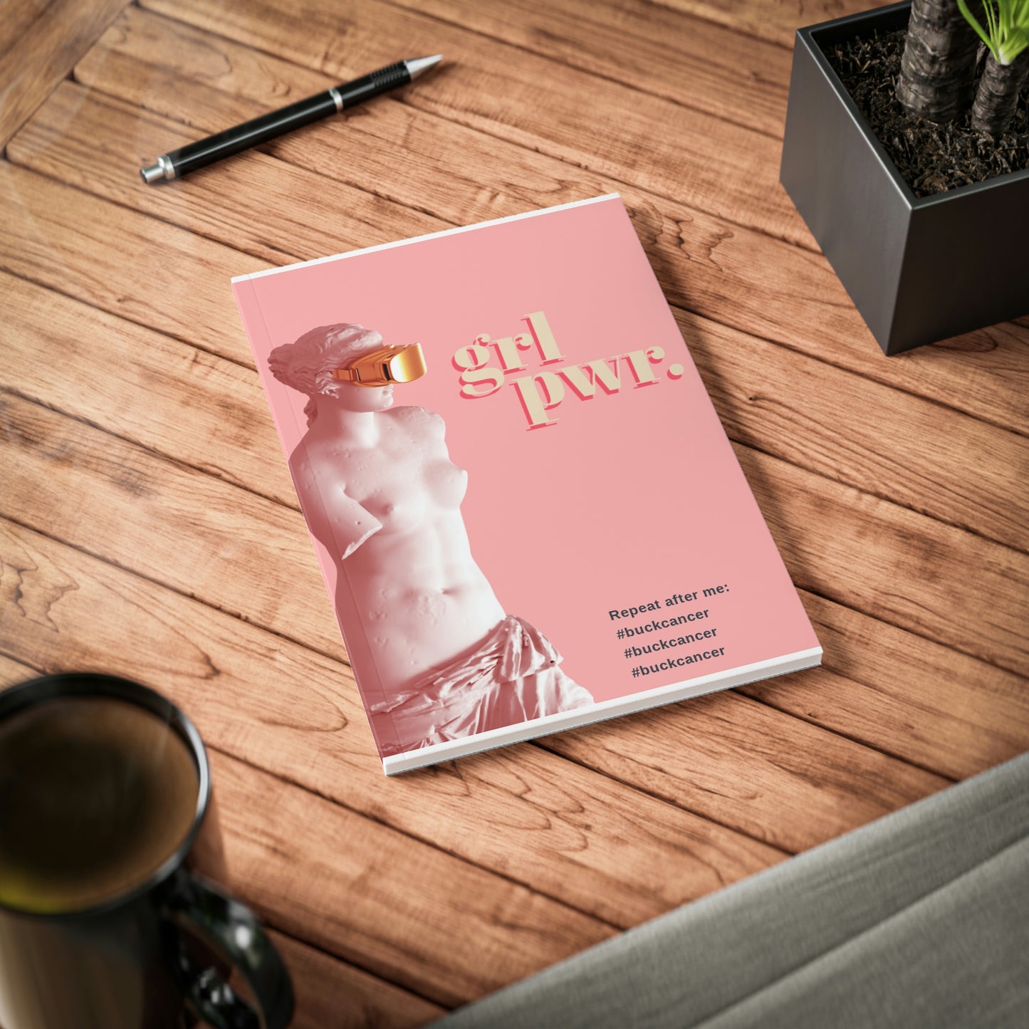 Softcover Notebook, A5 gift for women with cancer