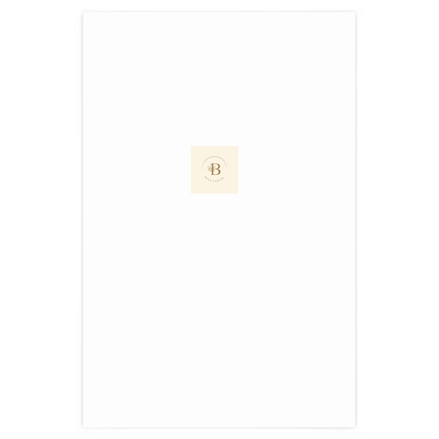 Buck Cancer Wrapping Paper Sheet