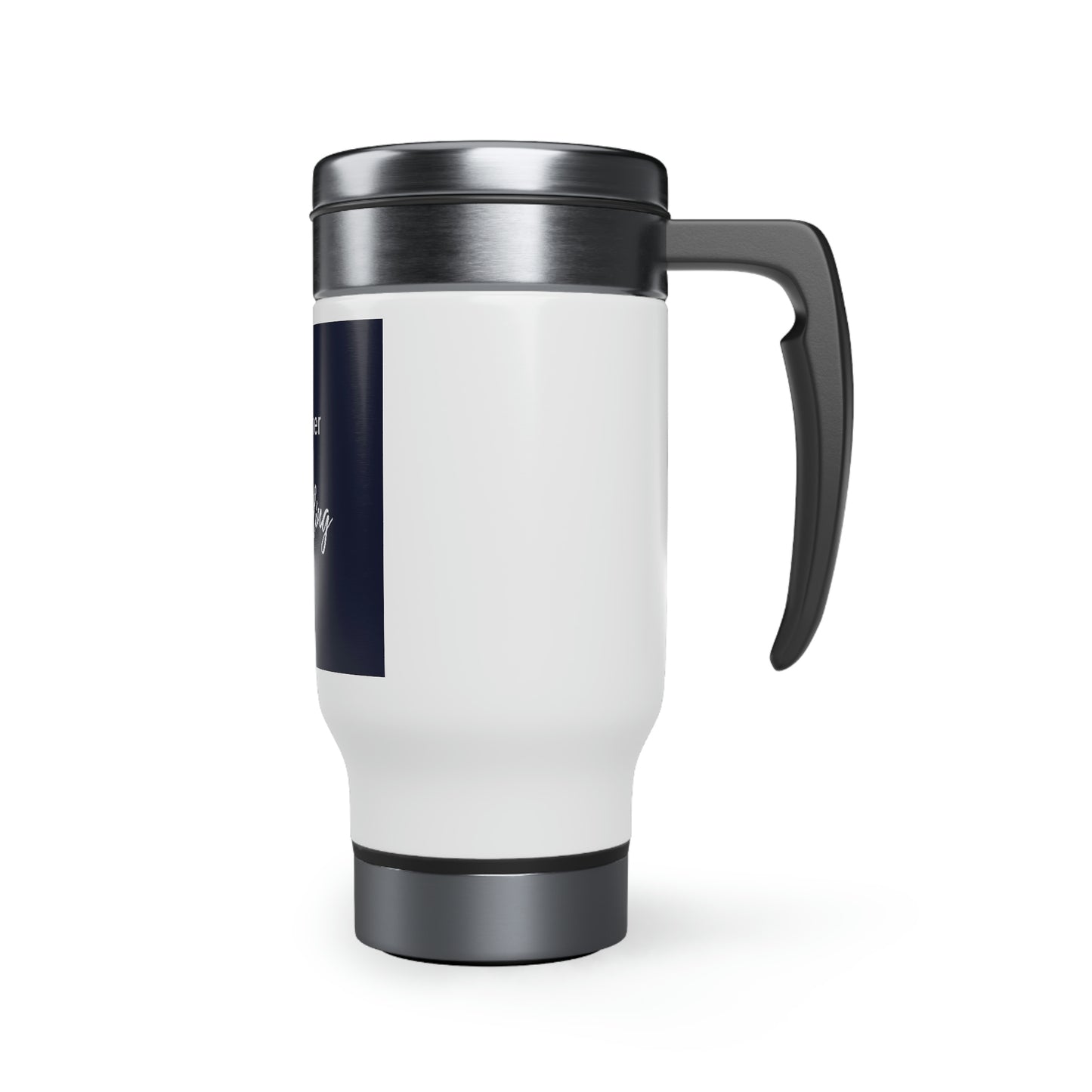 I'd Rather Be Traveling Stainless Steel Travel Mug with Handle, 14oz