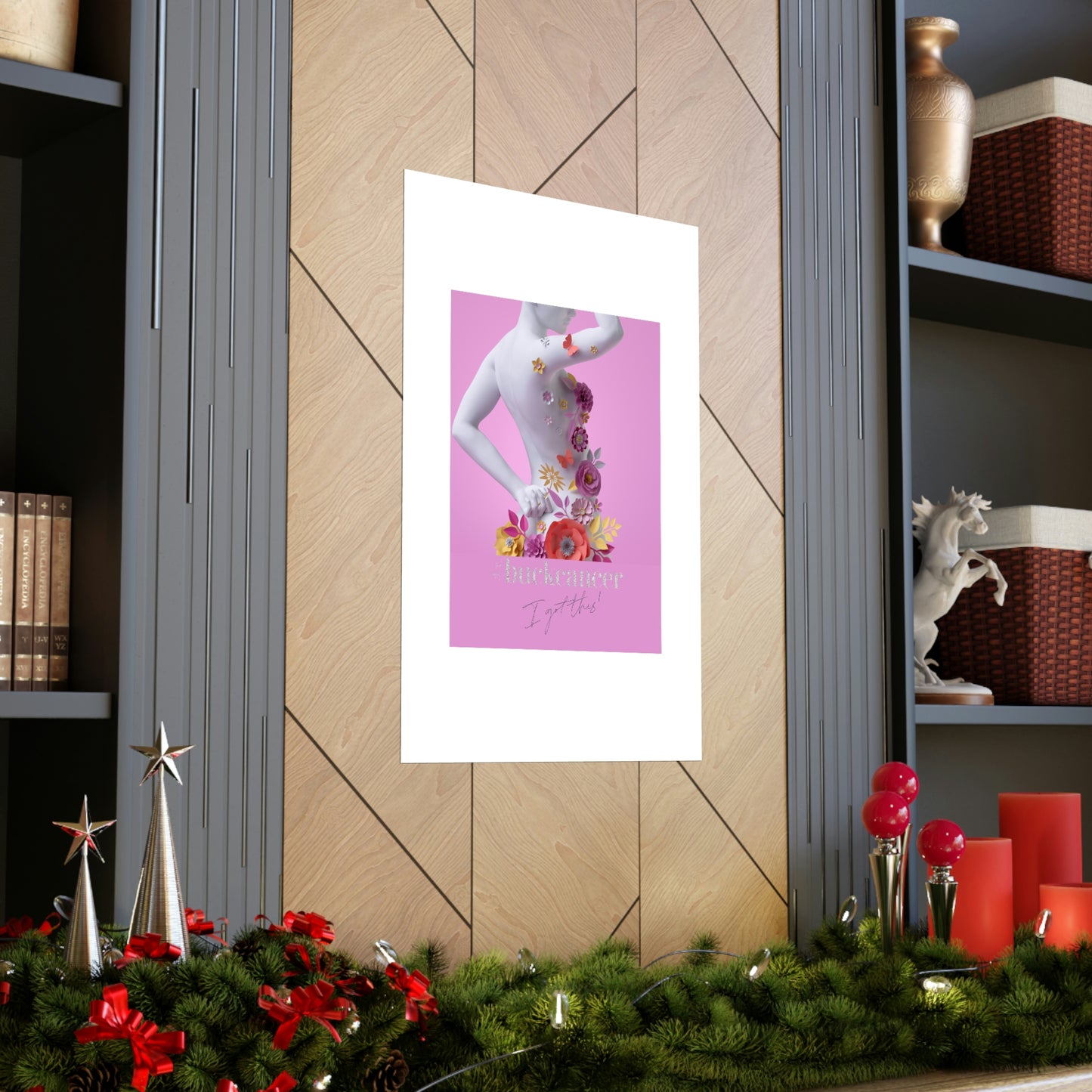 Premium Matte Vertical Posters to Insipire Women with Cancer