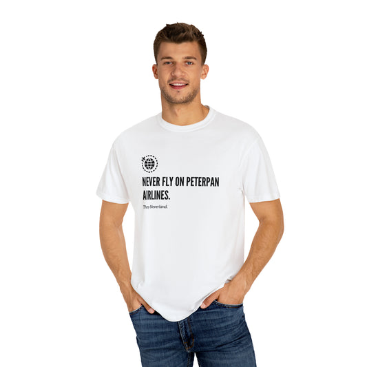 Peter Pan Airlines Unisex Ring-Spun Cotton T-shirt