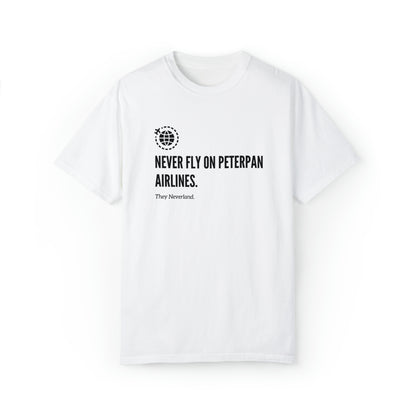 Peter Pan Airlines Unisex Ring-Spun Cotton T-shirt