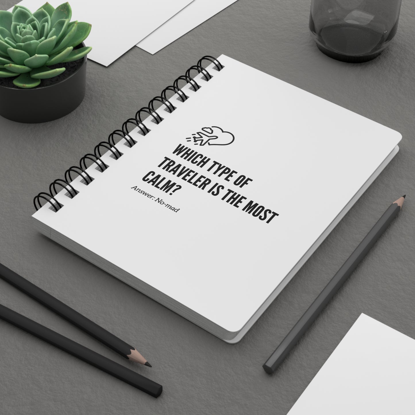Spiral Bound Journal for Travelers