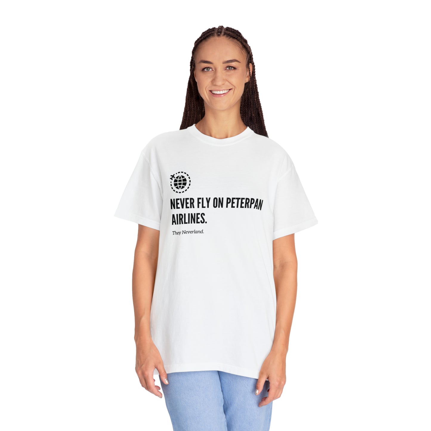 Peter Pan Airlines Unisex Ring-Spun Cotton T-shirt