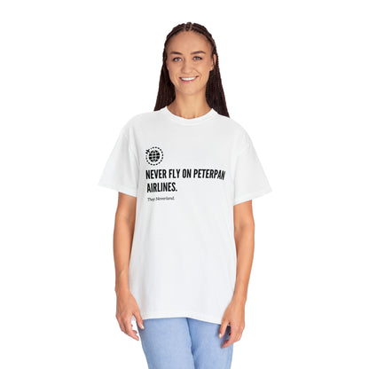 Peter Pan Airlines Unisex Ring-Spun Cotton T-shirt