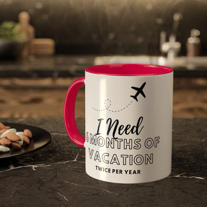 Colorful Travel Inspiration Mug, 11oz