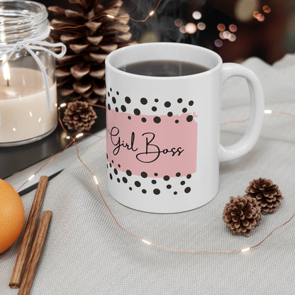 Girl Boss Ceramic Mug 11oz