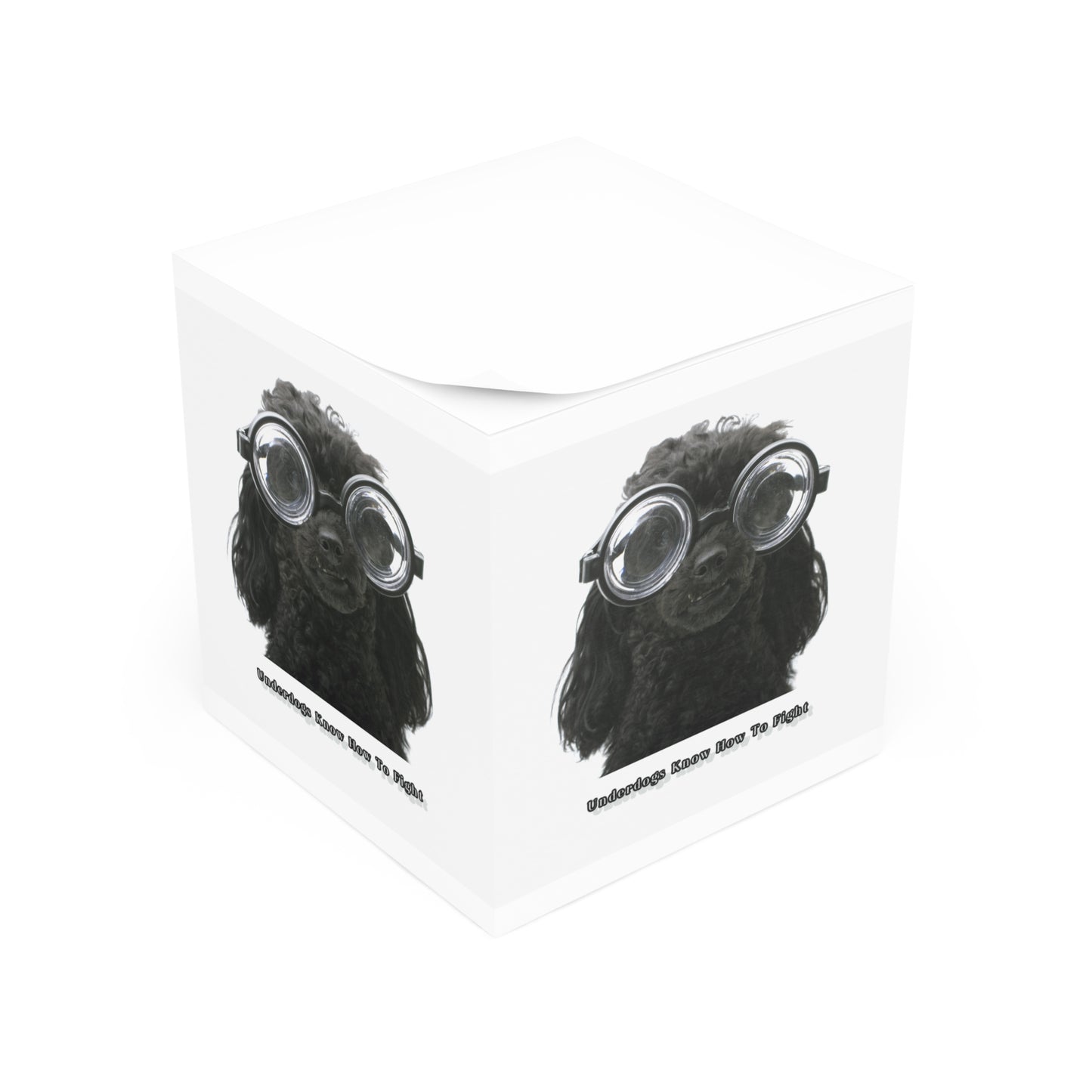 Underdogs Know How To Fight Note Cube