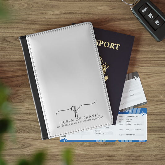Queen of Travel Passport Cover