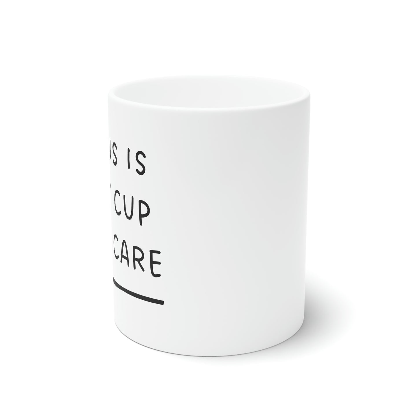 Cup of Care White Ceramic Mug, 11oz