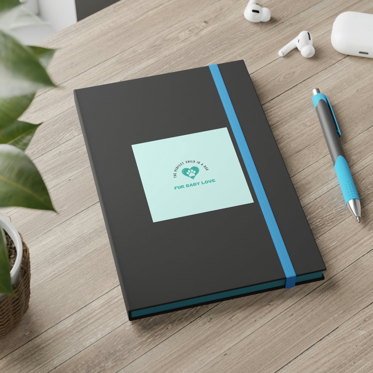 Fur Baby Color Contrast Notebook - Ruled