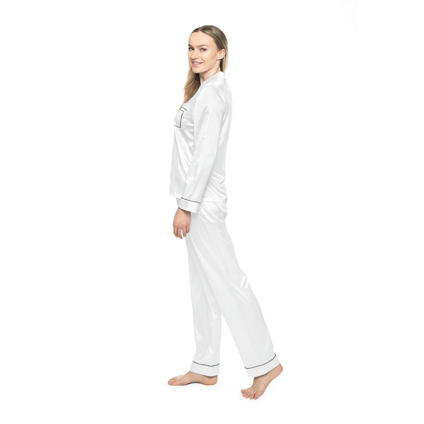 'Self Love' Women's Satin Pajamas