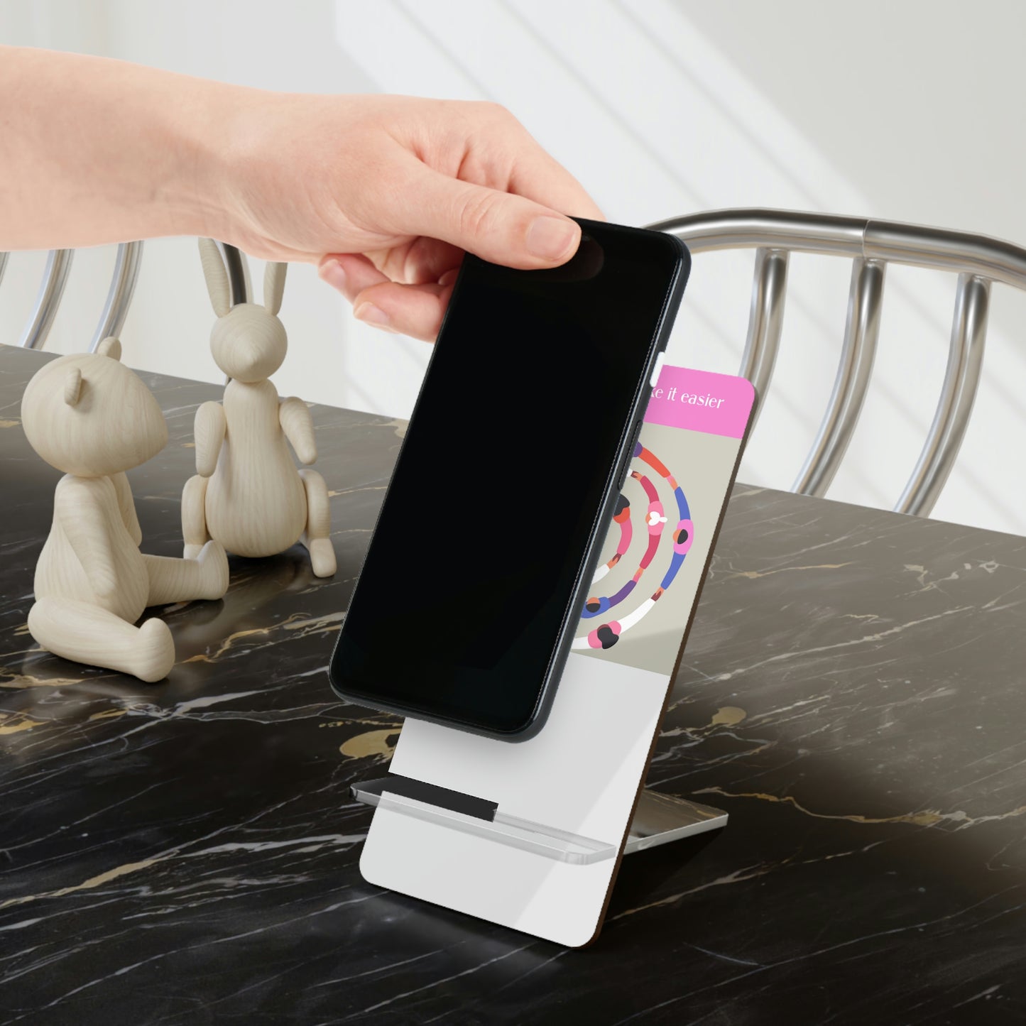 Women with Cancer Mobile Display Stand for Smartphones