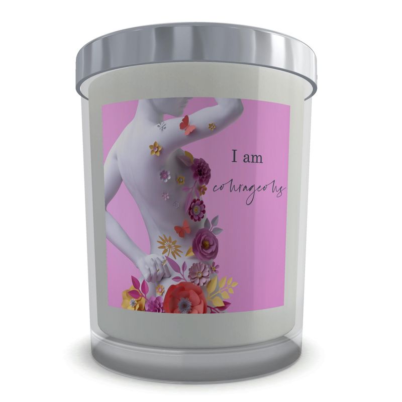 Inspirational Candle Gift for Women with Cancer