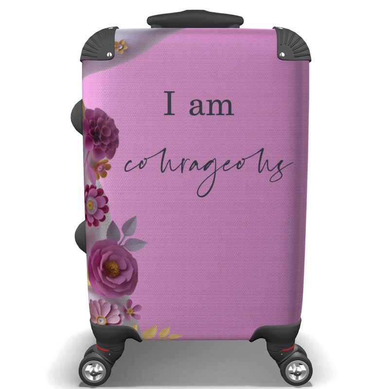 Suitcase on wheels for Women Fighting Cancer