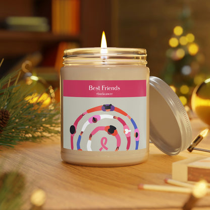 "Best Friends" "Buck Cancer" Scented Candle, 9oz