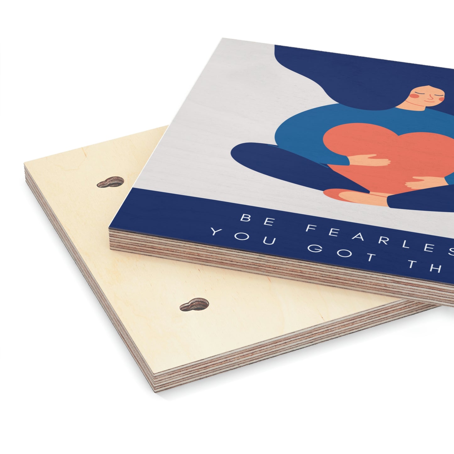Be Fearless, You Got This! Wood Canvas