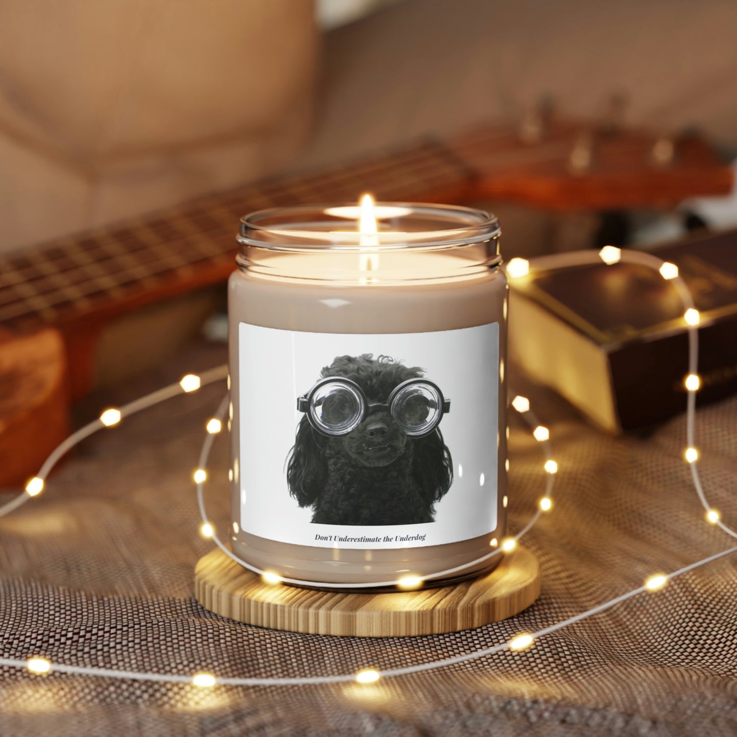 "Don't Underestimate The Underdog" Scented Soy Candle, 9oz