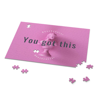 Inspirational Puzzle for Gift or for Friends to Put Together at Cancer Support Party (120, 252, 500-Piece)