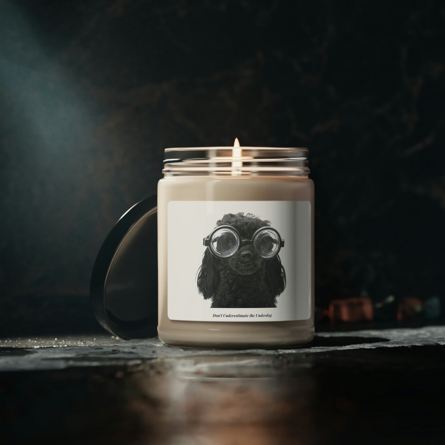 "Don't Underestimate The Underdog" Scented Soy Candle, 9oz