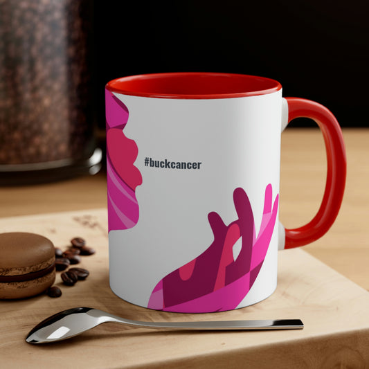 Accent Coffee Mug for Women with Cancer, 11oz