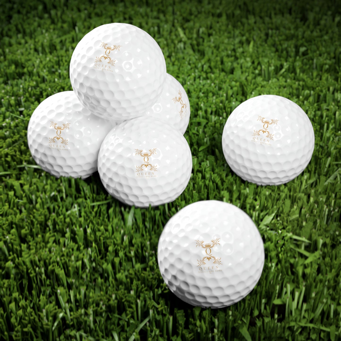 "Queen Since I Was Born" Golf Balls, 6pcs