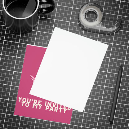 "Ta Ta to My Ta-Tas" Party Greeting Card Bundles (envelopes not included)