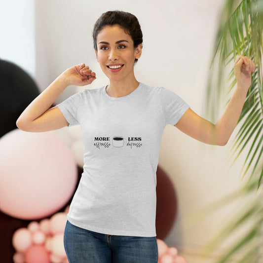 Women's "More Espresso Less Depresso" Triblend Tee