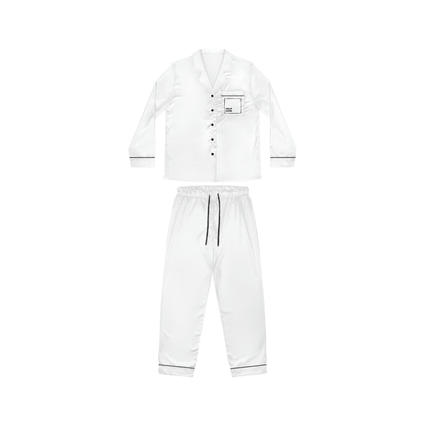 'Self Love' Women's Satin Pajamas