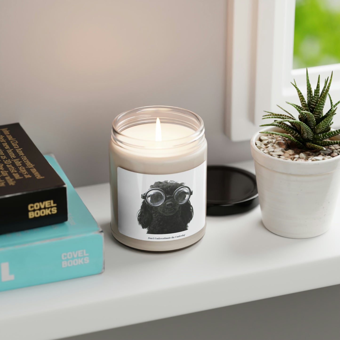 "Don't Underestimate The Underdog" Scented Soy Candle, 9oz