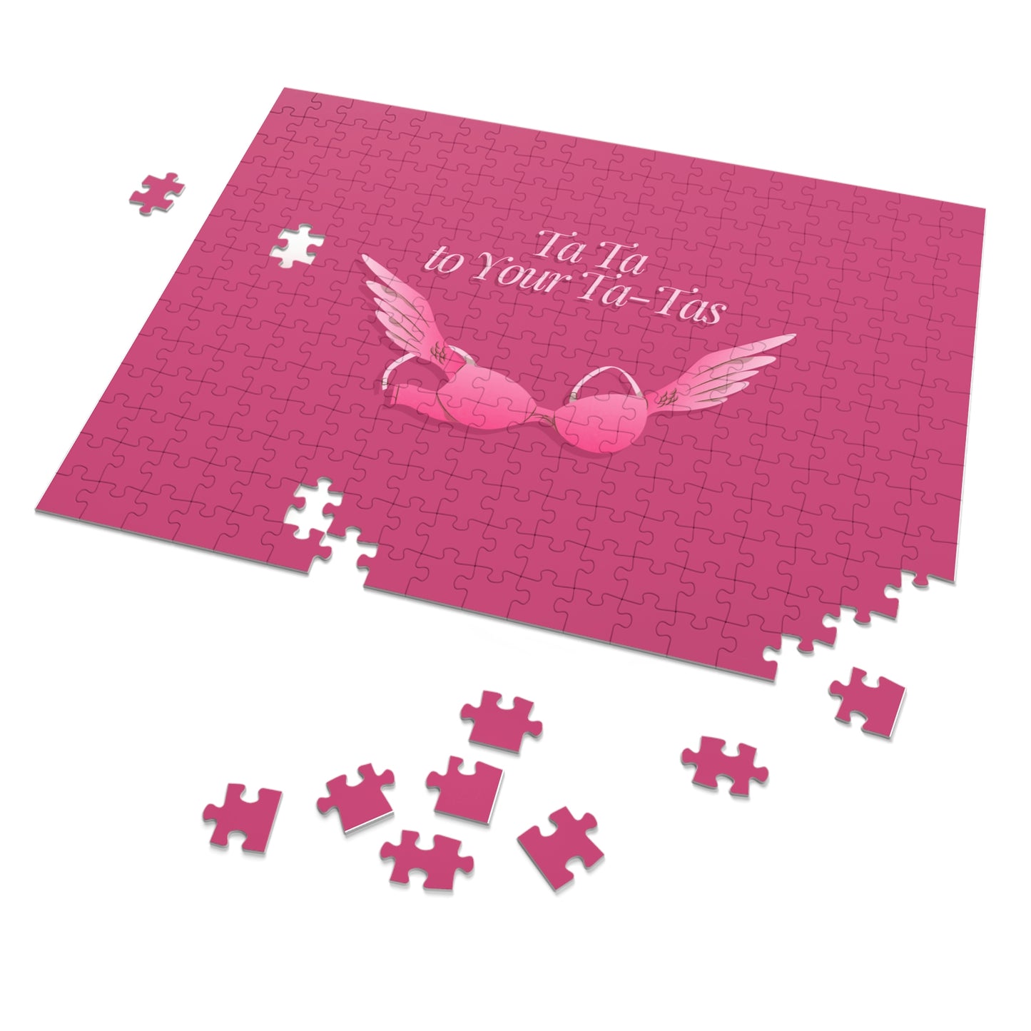 "Ta Ta to your Ta-Tas" Jigsaw Puzzle (30, 110, 252, 500,1000-Piece)