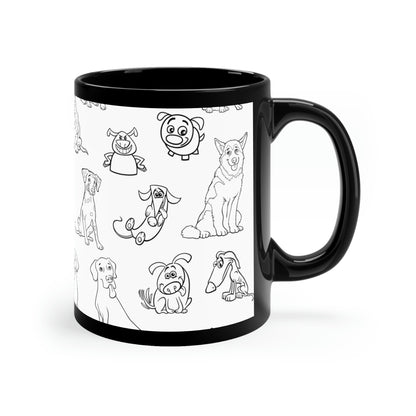 11oz Black Mug for Cancer Patients with Chemo Brain