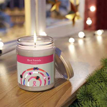 "Best Friends" "Buck Cancer" Scented Candle, 9oz