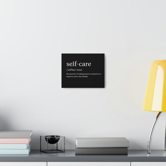 Self Care Definition Gallery Canvas