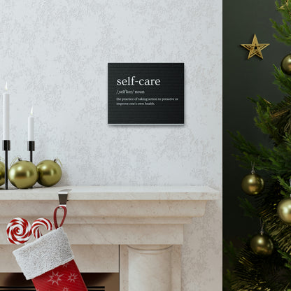 Self Care Definition Gallery Canvas