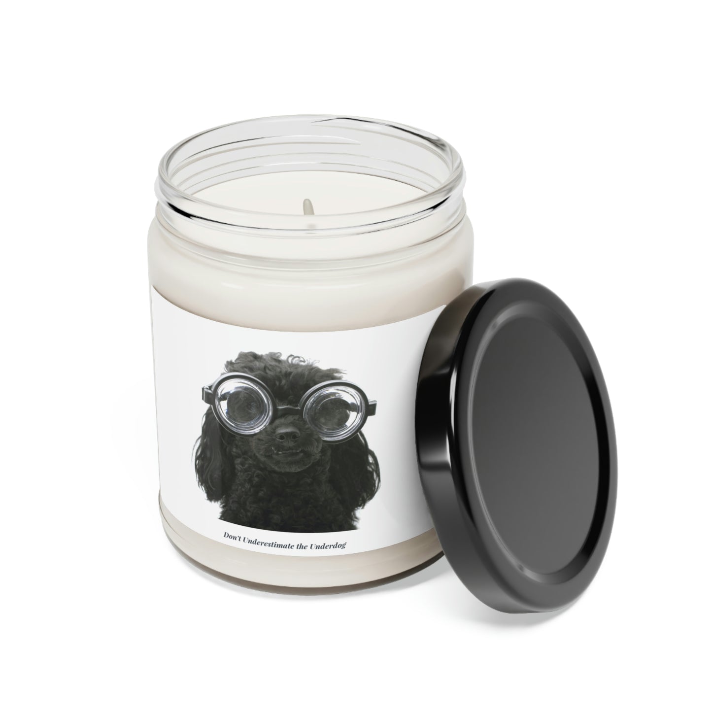"Don't Underestimate The Underdog" Scented Soy Candle, 9oz