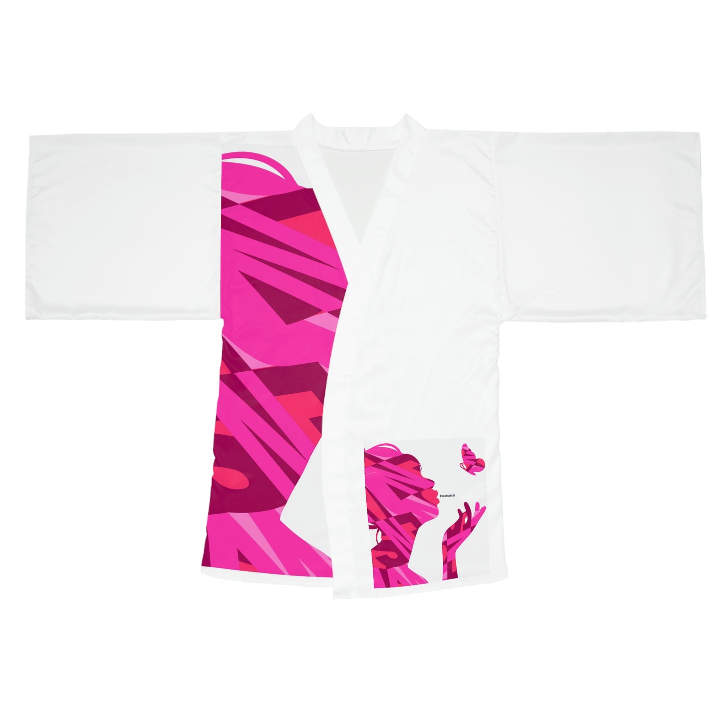 Long Sleeve Kimono Robe for Women with Cancer