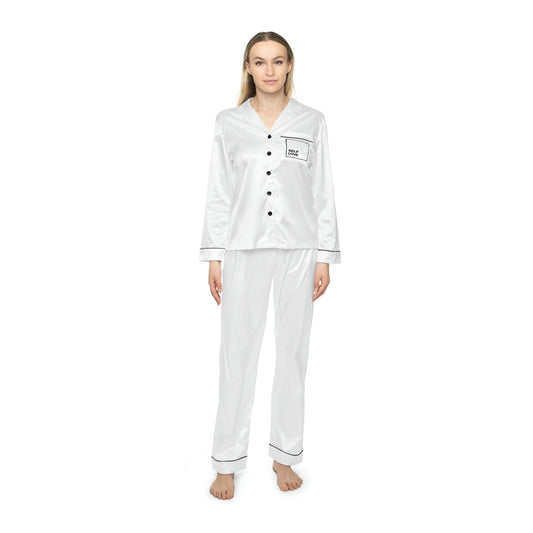 'Self Love' Women's Satin Pajamas